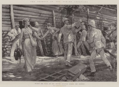 北京公使館の防衛 作： Richard Caton Woodville junior